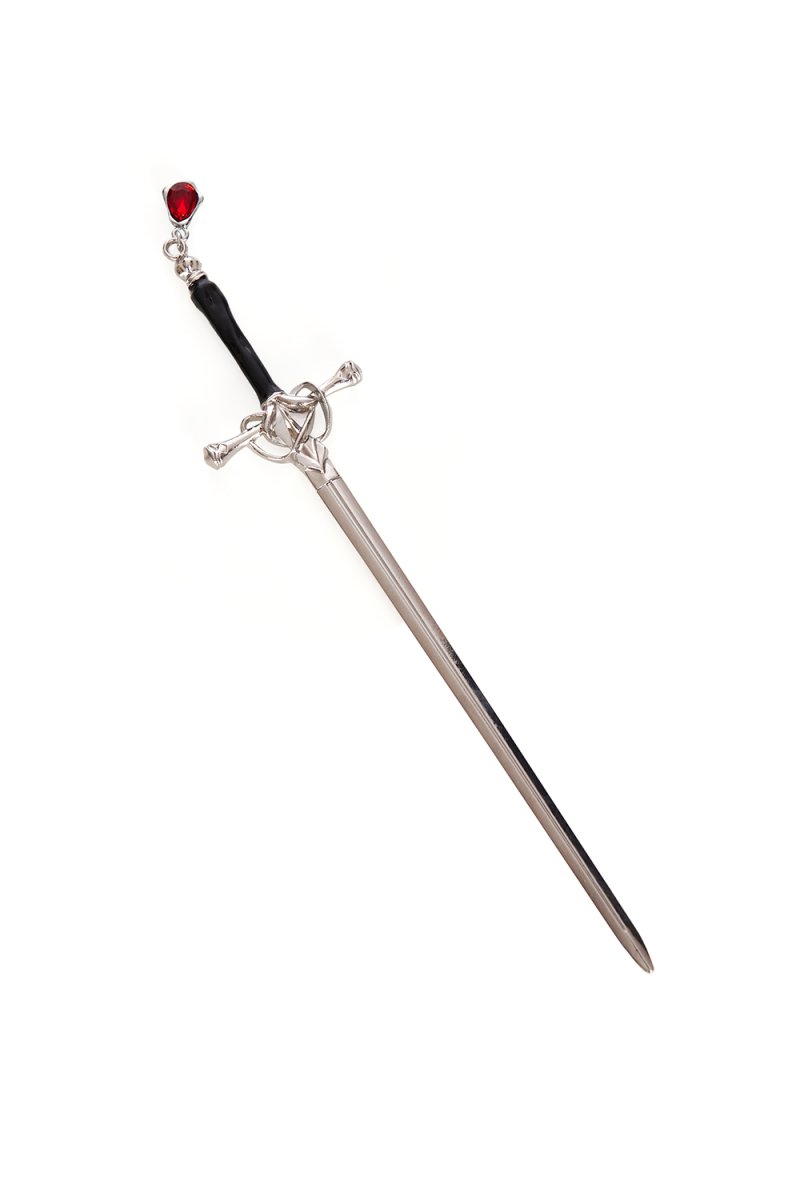 画像1: DAGGER HAIR STICK / Silver / かんざし【Banned Apparel】 (1)