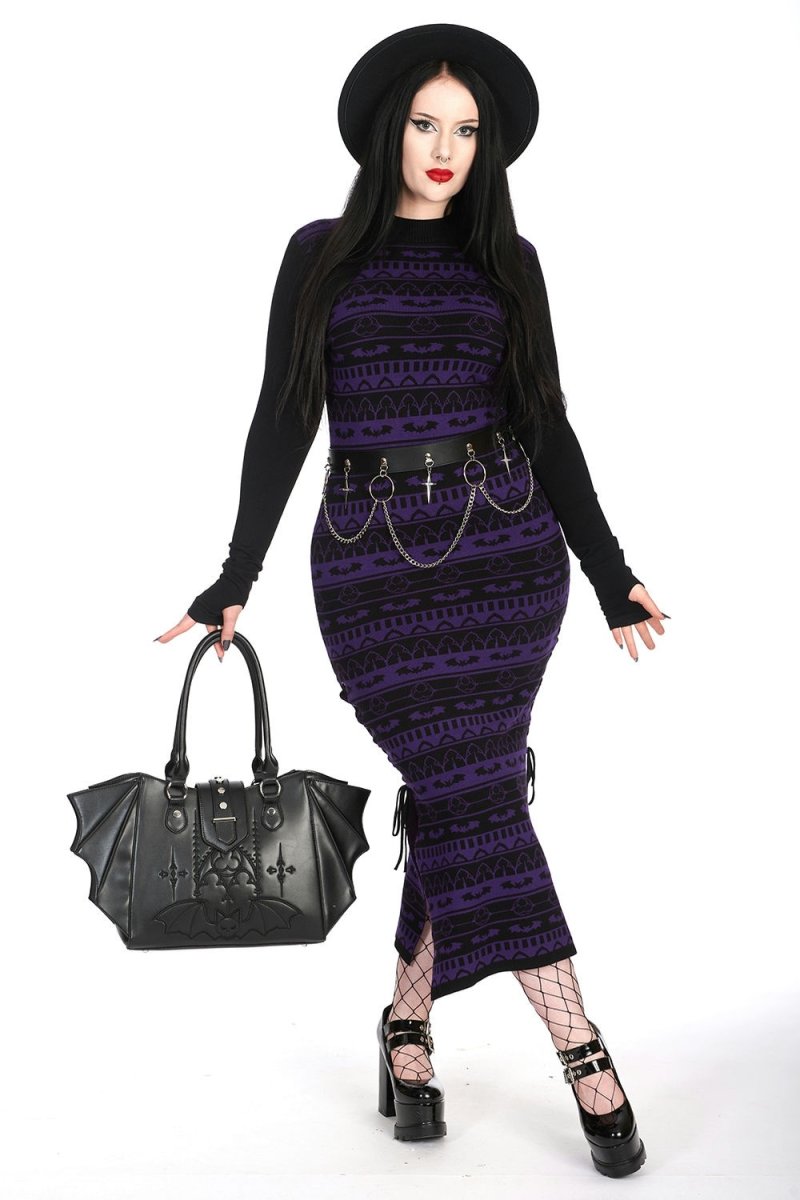 画像5: GOTHIC BAT / ハンドバッグ【Banned Apparel】 (5)