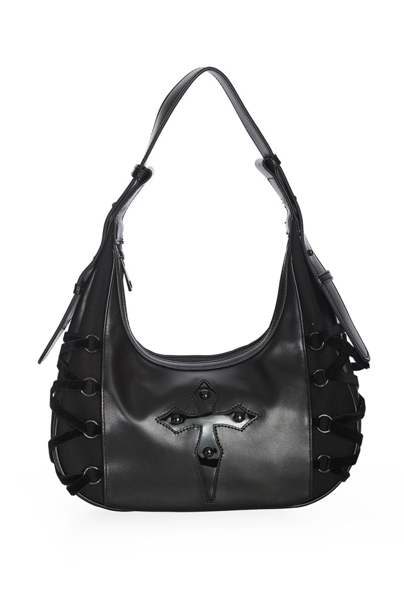 画像1: CHALICE GOTHIC SHOULDER BAG / ショルダーバッグ【Banned Apparel】 (1)
