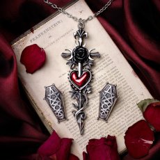 画像1: Cross of the Dark Kiss / ネックレス【Alchemy Gothic】 (1)