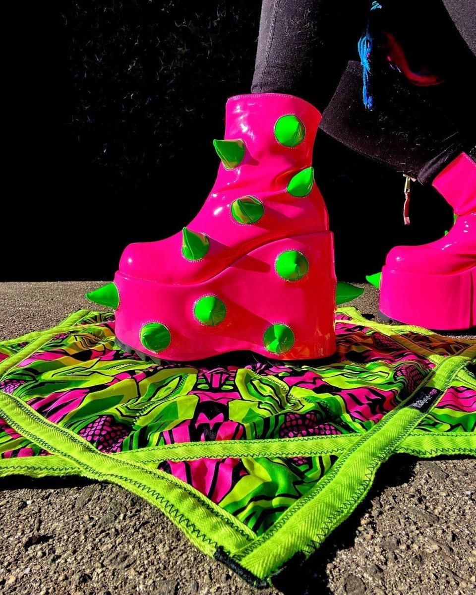 画像39: [取り寄せ]SLAY-77 / 厚底ブーツ【DEMONIA】 (39)