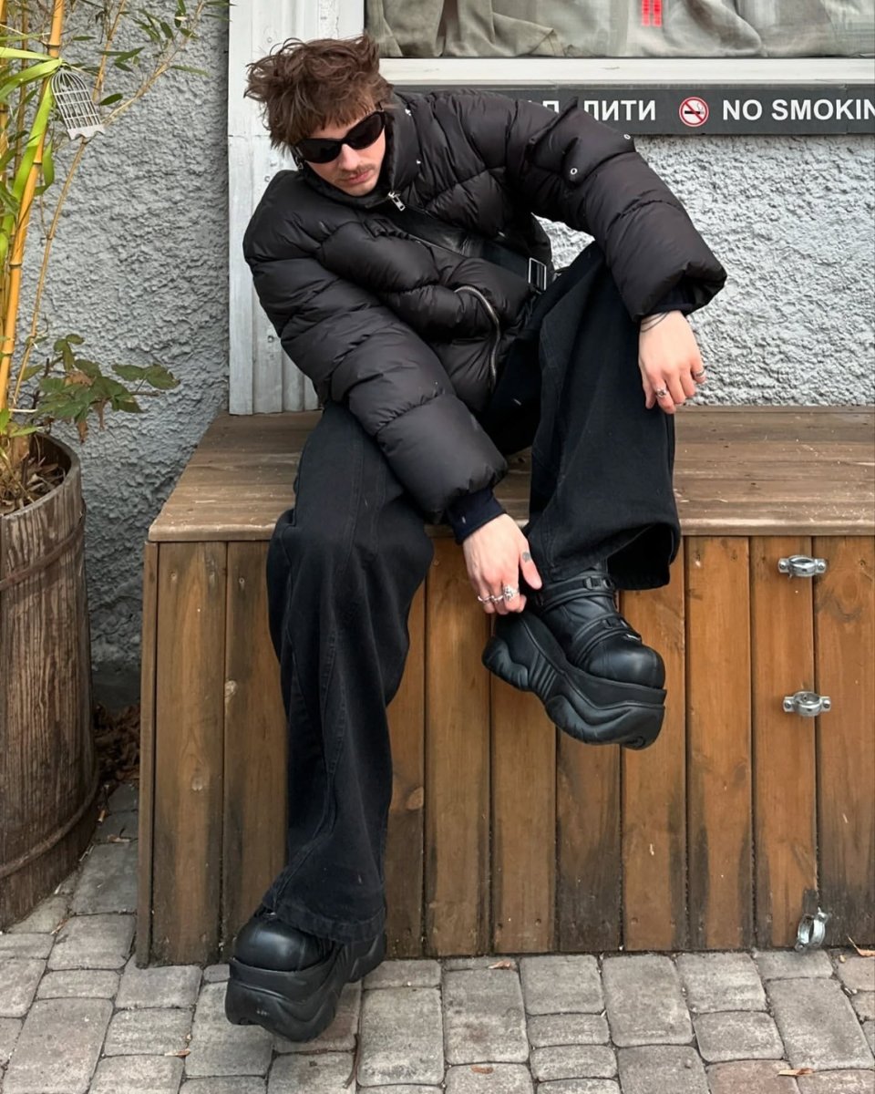 画像4: [取り寄せ]MENS / BOXER-60 / 厚底スニーカー【DEMONIA】 (4)