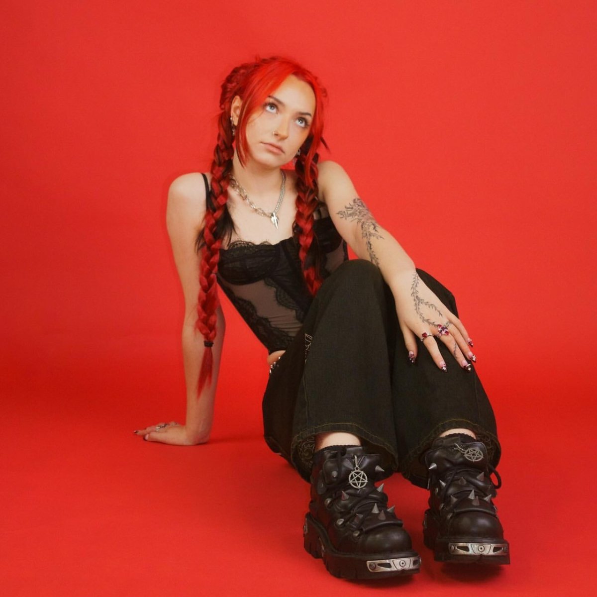 画像15: [取り寄せ] M-110-S1 / プレート / 厚底スニーカー / 本革【NEW ROCK】 (15)