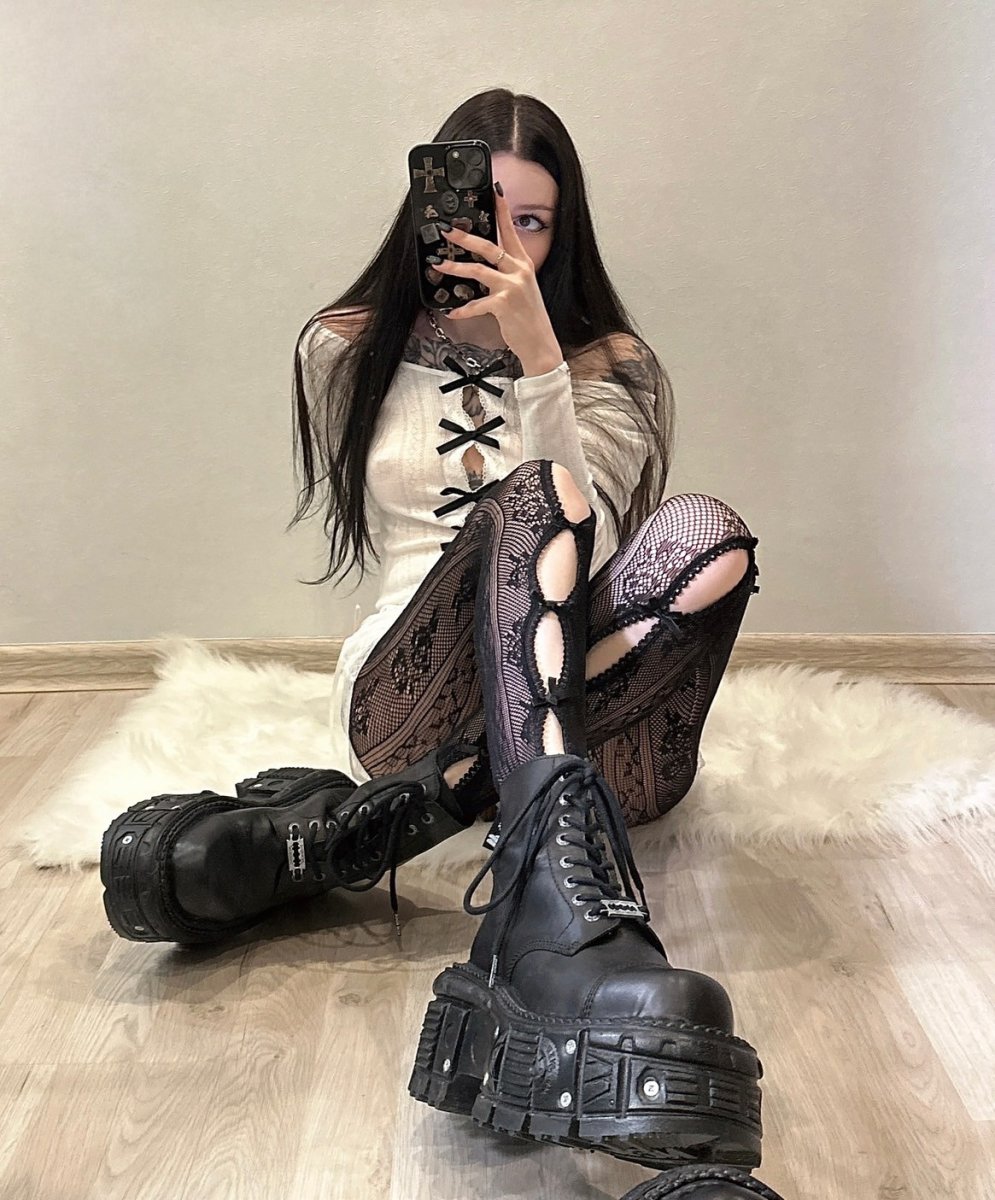 画像45: [取り寄せ] M.TANK083-C1 / ネジ /  厚底ブーツ / 本革【NEW ROCK】 (45)