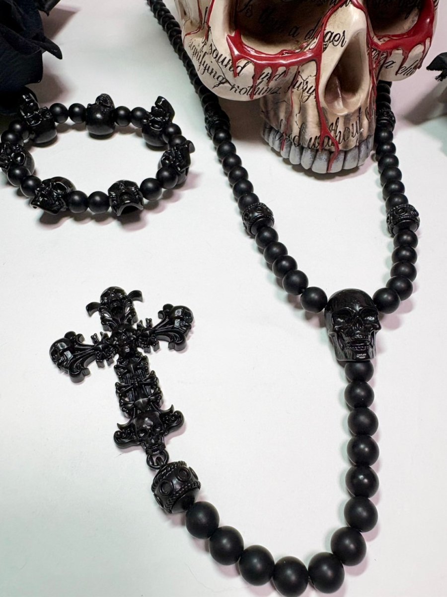 画像4: Skullcraft Rosary / ロザリオネックレス【KILL STAR】 (4)