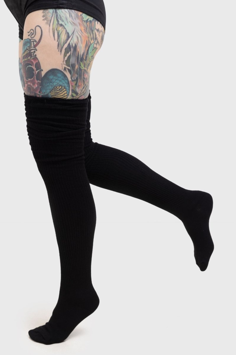 画像2: Hecate Slouch Socks / ニーハイソックス【KILL STAR】 (2)