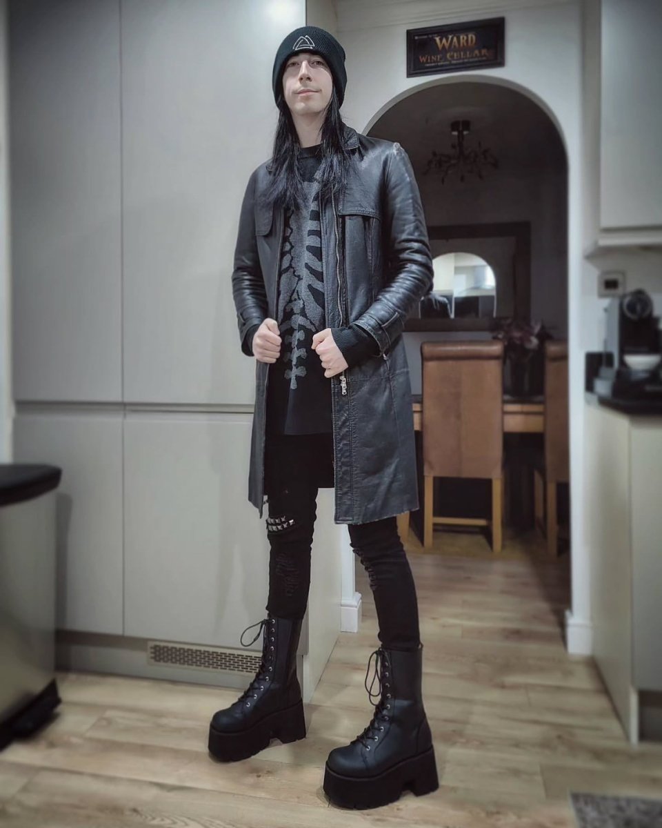 画像26: [取り寄せ]CAMEL-203 / ビーガンレザー / 厚底シューズ【DEMONIA】 (26)