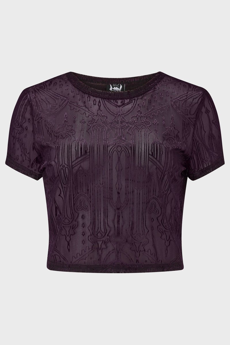 画像5: Chapel Of Hatred Crop Top / トップス【KILL STAR】 (5)