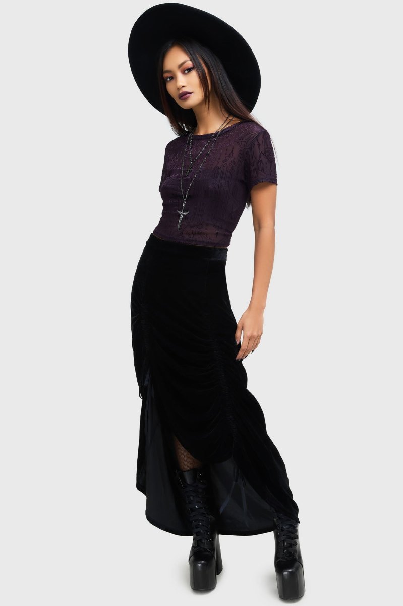 画像3: Chapel Of Hatred Crop Top / トップス【KILL STAR】 (3)