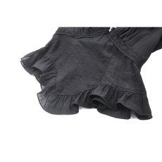 画像11: Black classic bell sleeve v-neck top / トップス【DARK IN LOVE】 (11)