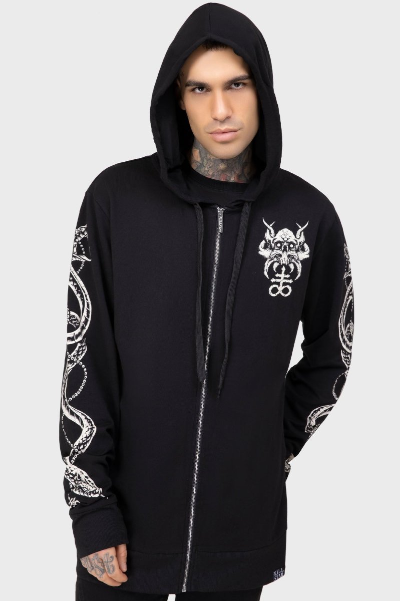 画像5: ANDERS ZIP-UP HOODIE / 影のアンデルズ / パーカー【KILL STAR】 (5)