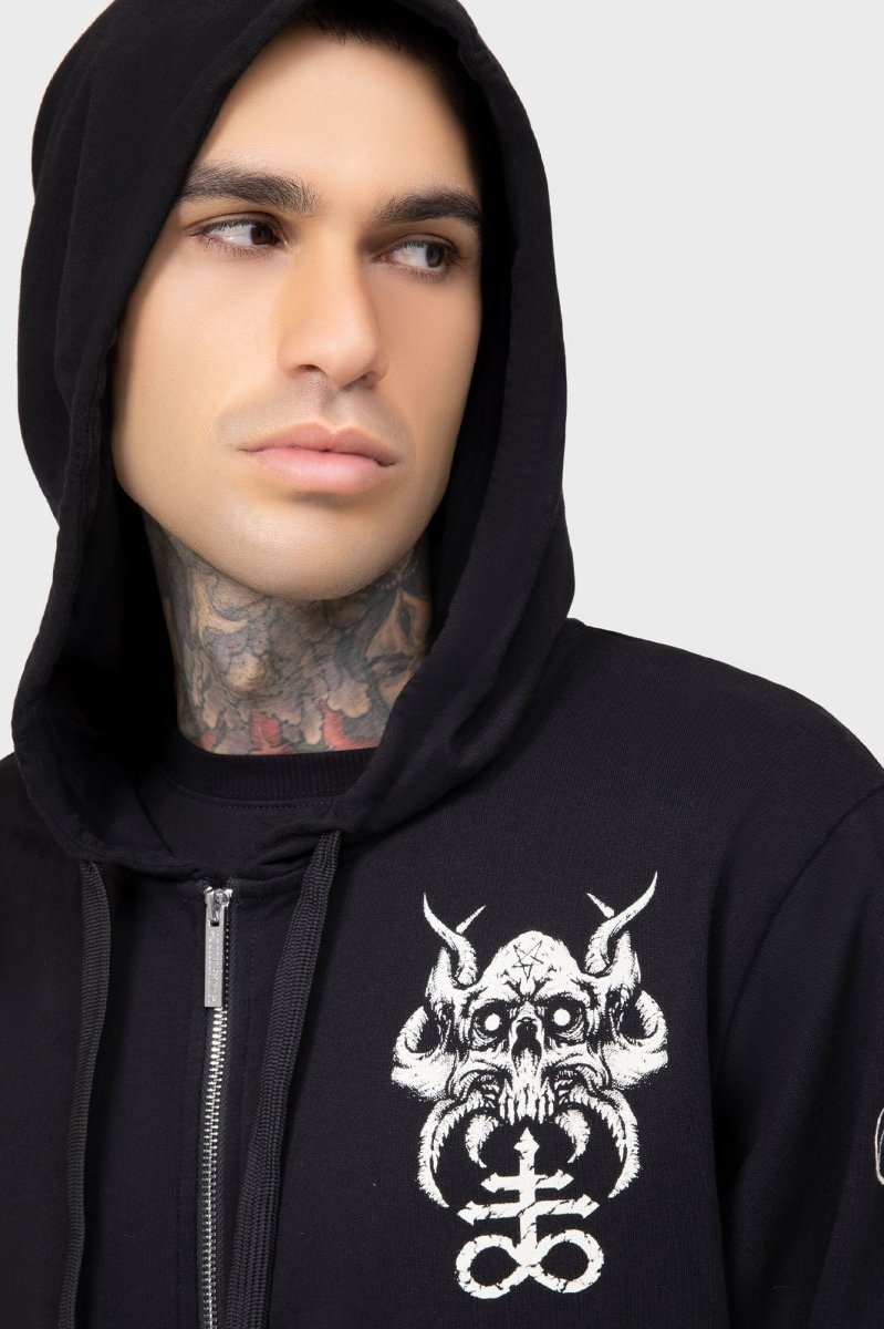 画像12: ANDERS ZIP-UP HOODIE / 影のアンデルズ / パーカー【KILL STAR】 (12)