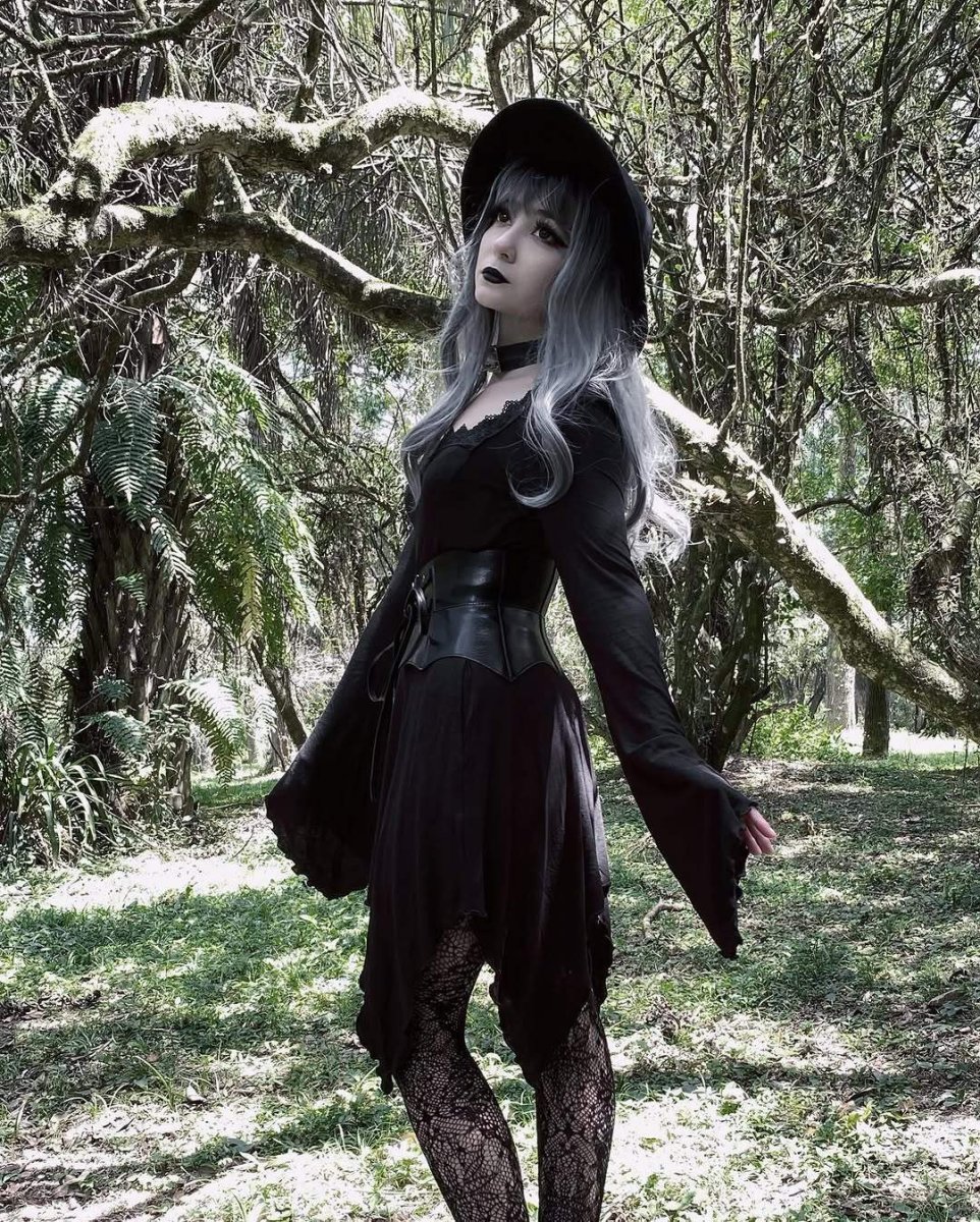 画像16: WETLAND BAT PEPLUM CORSET / 湿地のコウモリ / コルセットウエストベルト【KILL STAR】 (16)