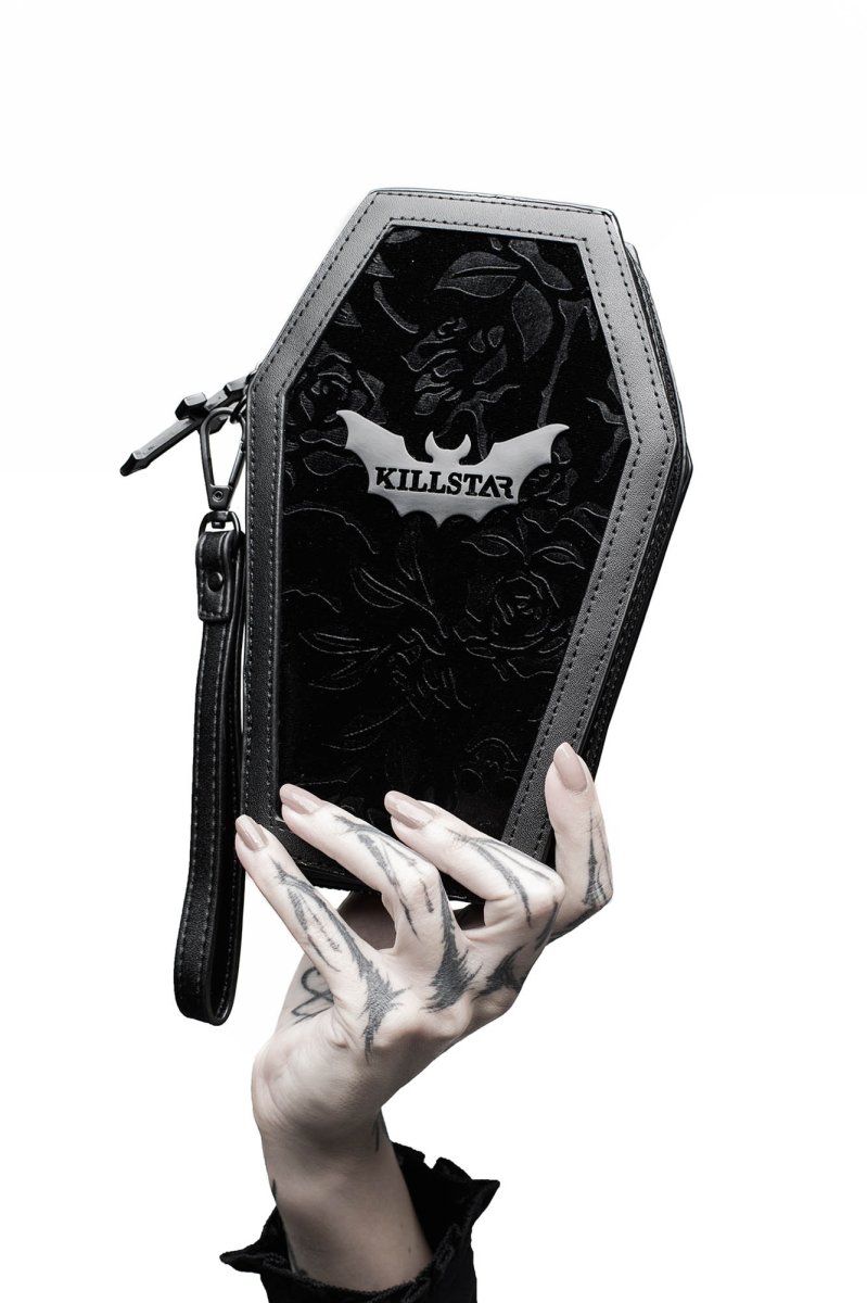 画像1: Vampire's Kiss Coffin / BLACK / ウォレット【KILL STAR】 (1)