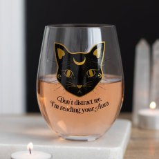 画像1: 🔥SALE🔥Reading Your Aura Stemless Wine Glass / グラス【GOTHIC HOMEWARE】 (1)