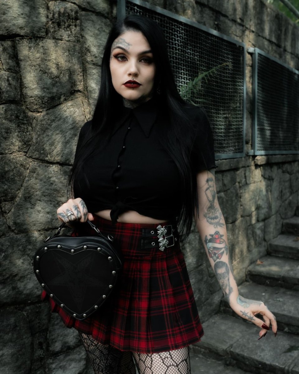 画像8: Mephistar Bag / ショルダーバッグ【KILL STAR】 (8)