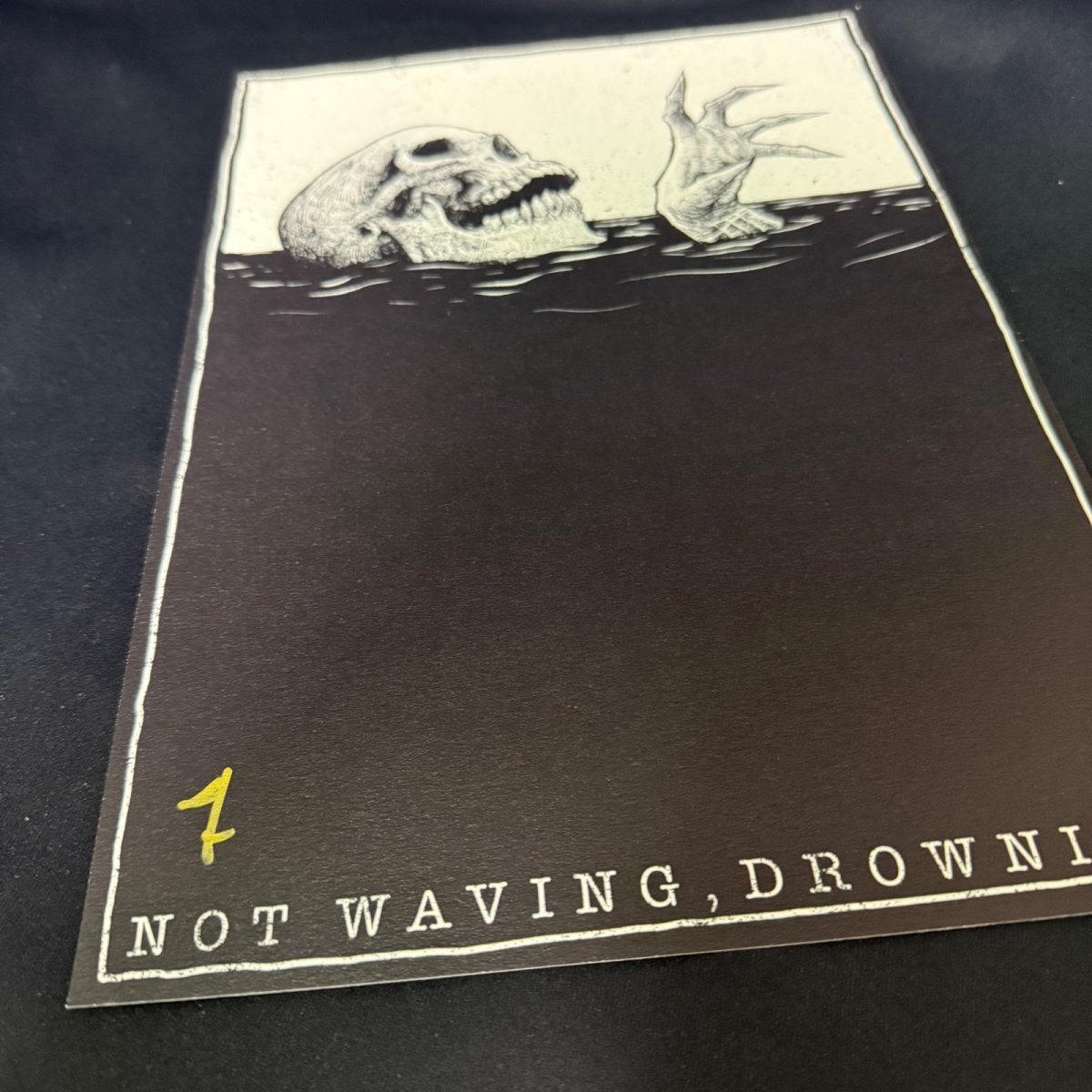 画像3: NOT WAVING, DROWNING / A4サイズ / ポスター【GODMACHINE】 (3)