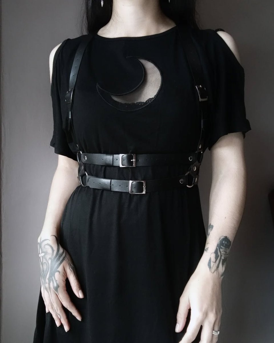 画像6: Crescent Dress/コールドショルダー/チュニック【Restyle】 (6)