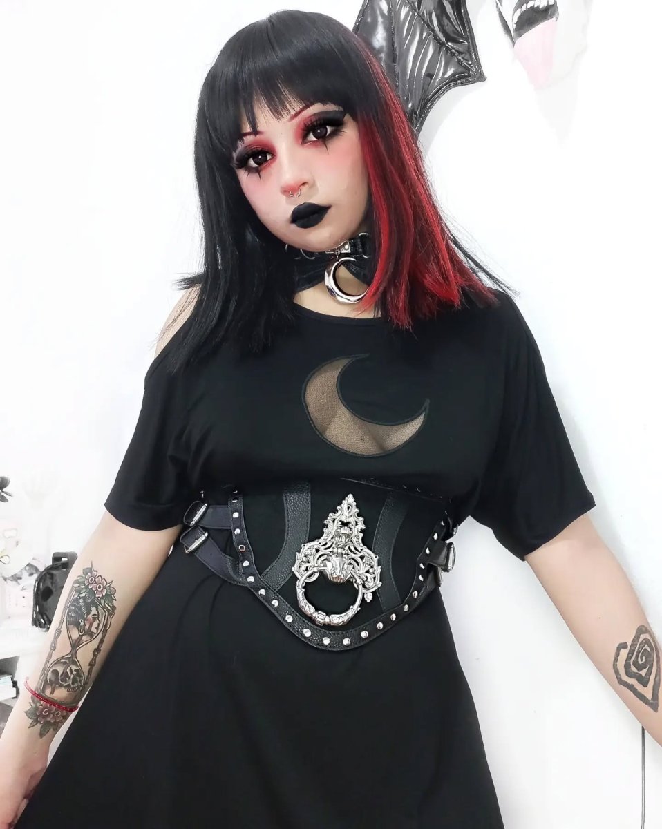 画像10: Crescent Dress/コールドショルダー/チュニック【Restyle】 (10)