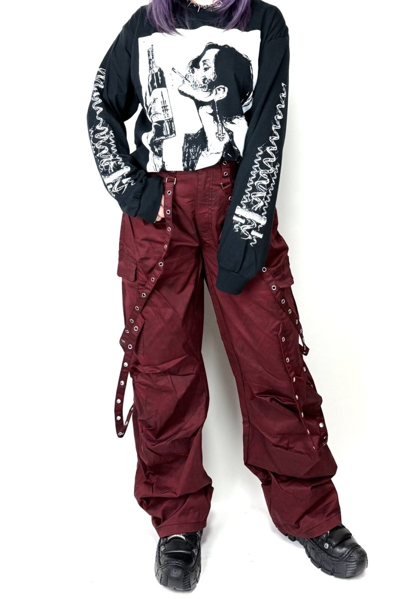 画像10: Burgundy ROGUE / パンツ【Banned Apparel】 (10)