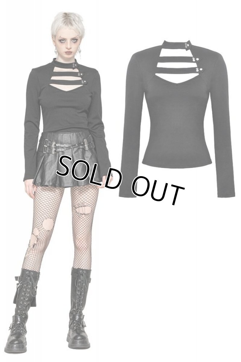 画像1: Minimalist Punk Versatile Top / トップス【DARK IN LOVE】 (1)
