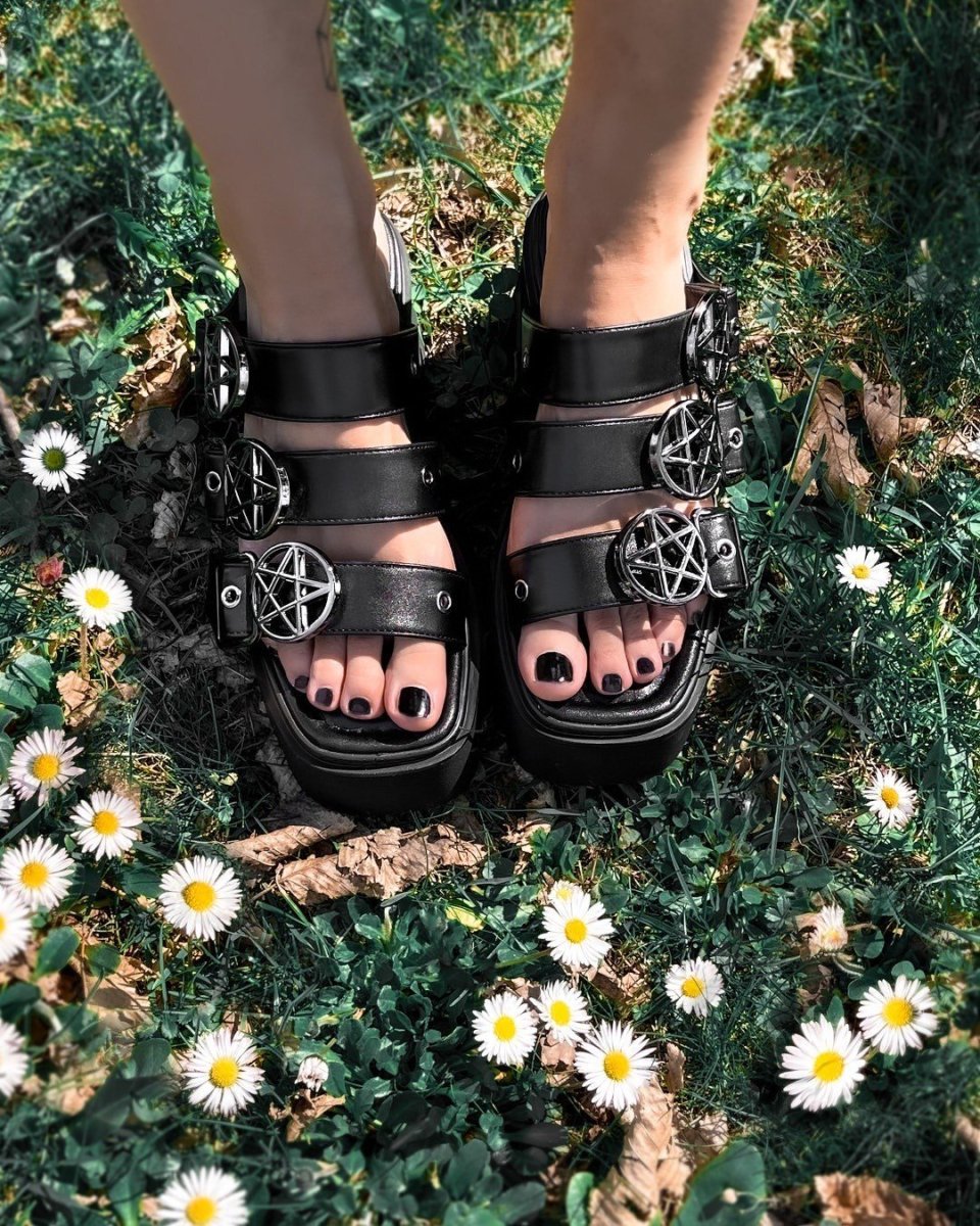 画像2: [即納]Natash Sandals / サンダル【KILL STAR】 (2)