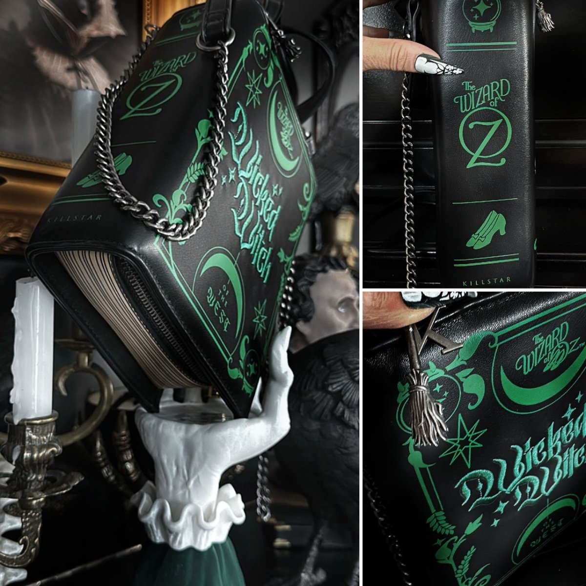 画像9: Truly Wicked Book Handbag / ハンドバッグ【KILL STAR×The Wizard of Oz】 (9)