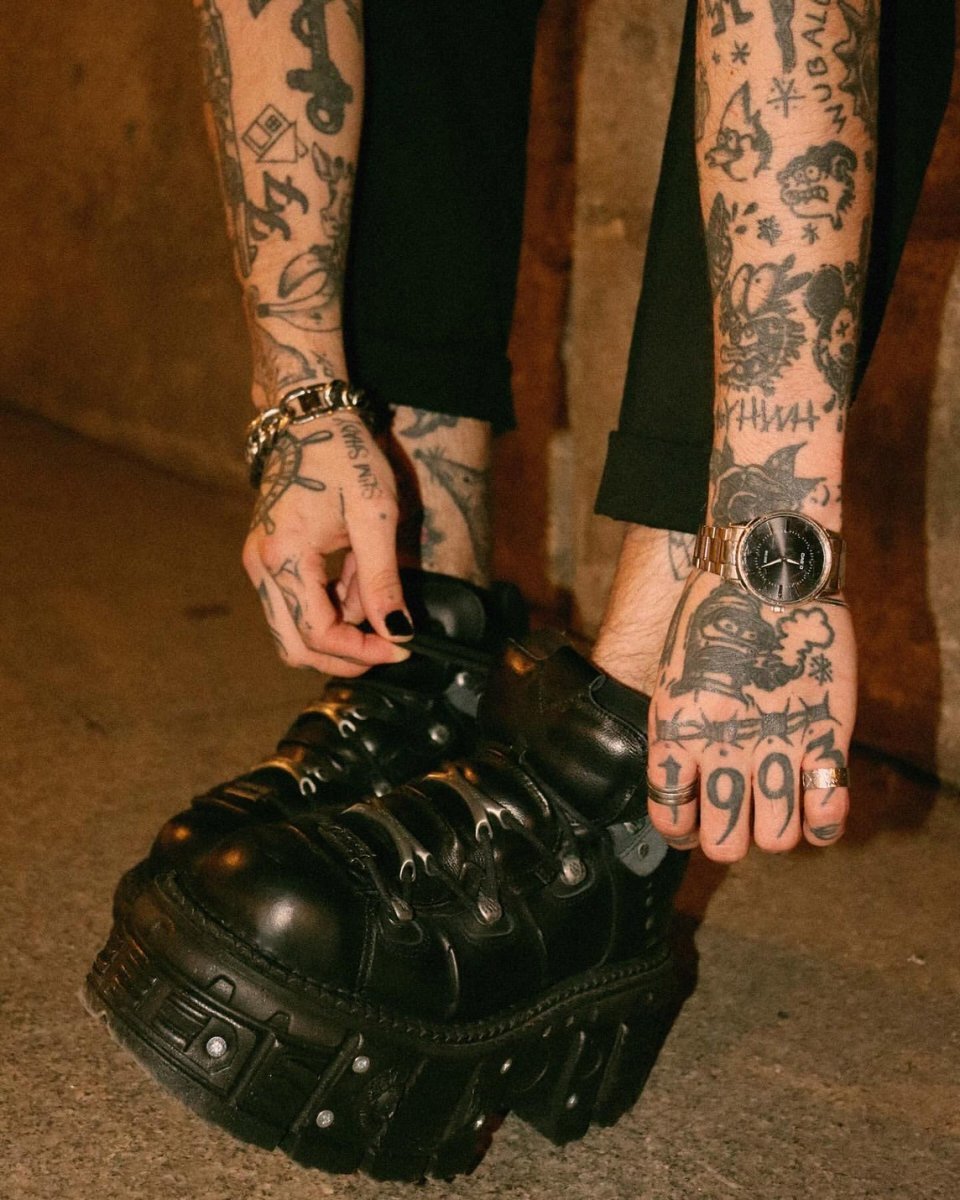 画像41: [取り寄せ] M-TANK106-C2 / クギ / 厚底スニーカー / 本革【NEW ROCK】 (41)