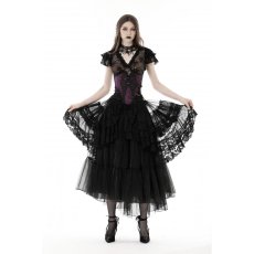 画像5: Punk layered frilly high low skirt / スカート【DARK IN LOVE】 (5)