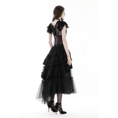 画像10: Punk layered frilly high low skirt / スカート【DARK IN LOVE】 (10)
