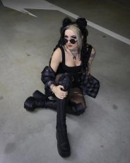 画像24: [取り寄せ]CAMEL-300 / PUレザー / ニーハイブーツ【DEMONIA】 (24)