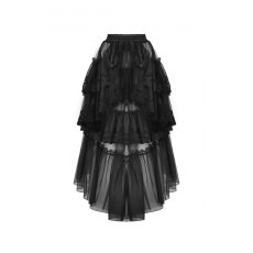 画像2: Punk layered frilly high low skirt / スカート【DARK IN LOVE】 (2)