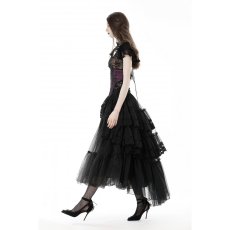 画像6: Punk layered frilly high low skirt / スカート【DARK IN LOVE】 (6)