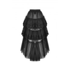 画像3: Punk layered frilly high low skirt / スカート【DARK IN LOVE】 (3)