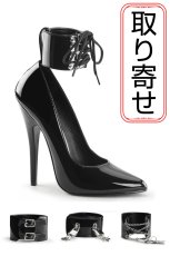 画像1: [取り寄せ]DOMINA-434 / エナメルベルトハイヒールパンプス【Devious】 (1)