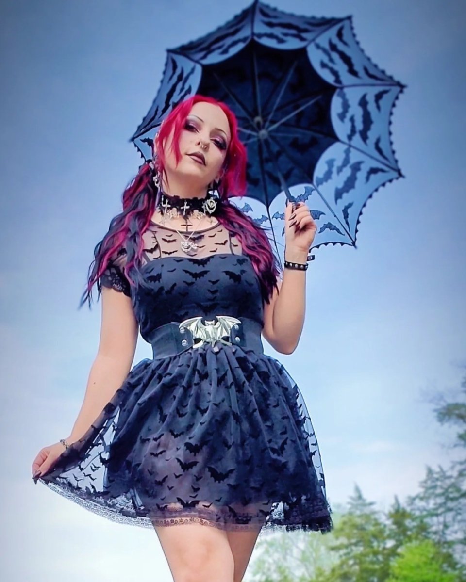 画像10: Bat Lace Parasol / レースパラソル / 傘【KREEPSVILLE 666】 (10)