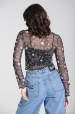 画像2: Hello Goodbye Mesh Top / トップス【HELL BUNNY】 (2)