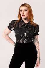 画像2: Over The Moon Blouse / トップス【HELL BUNNY】 (2)