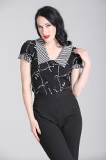 画像4: Stitches Blouse / ブラウス【HELL BUNNY】 (4)