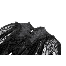 画像7: Gothic Elegant Vintage Lace Oversized Sleeves Cape / ボレロ【DARK IN LOVE】 (7)
