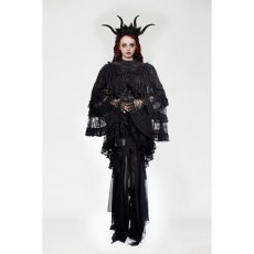 画像4: Gothic Elegant Vintage Lace Oversized Sleeves Cape / ボレロ【DARK IN LOVE】 (4)
