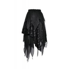 画像2: Punk messy long skirt / スカート【DARK IN LOVE】 (2)