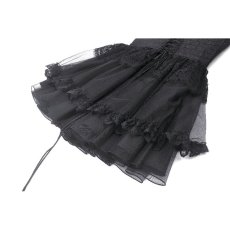 画像12: Gothic black swan tulle lace trim dress / ワンピース【DARK IN LOVE】 (12)