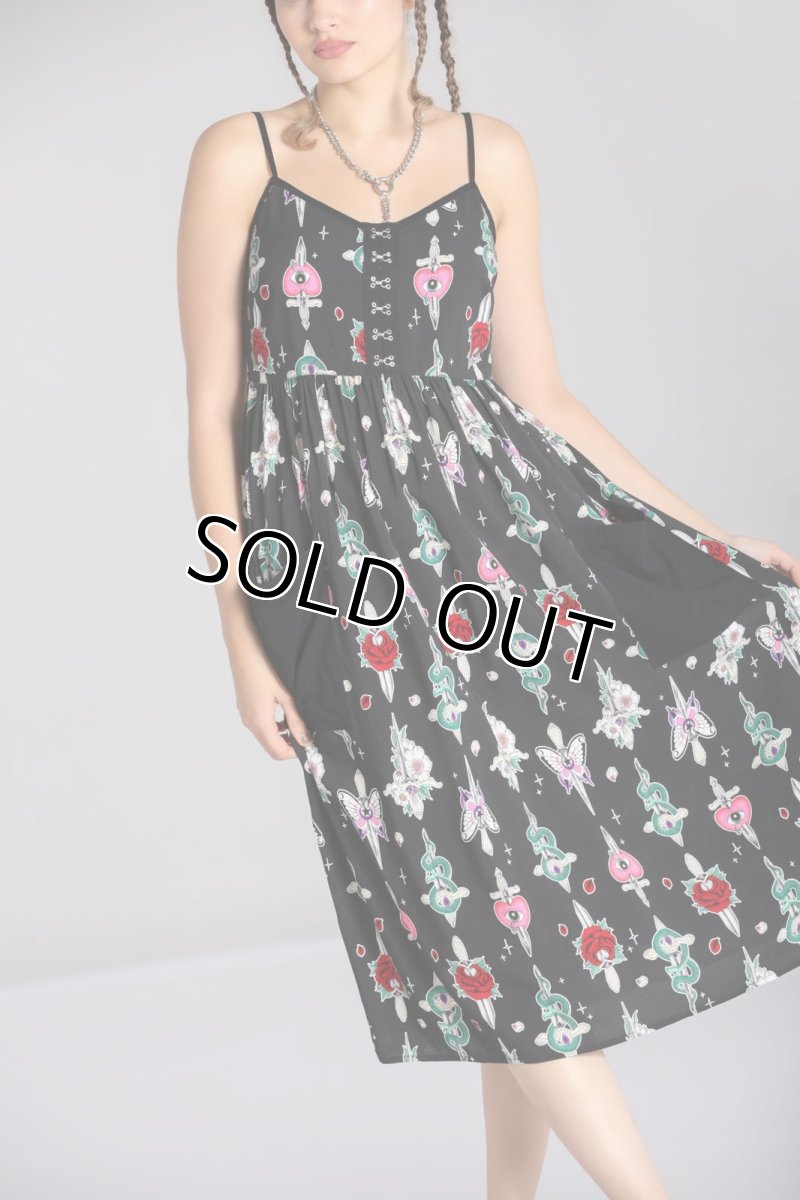 画像1: 🔥SALE🔥Cersei Maxi Dress / ワンピース【HELL BUNNY】 (1)