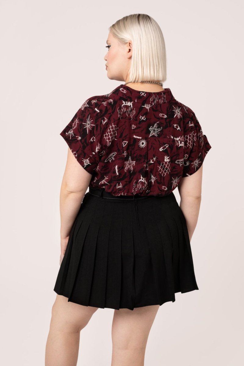 画像6: ✨期間限定予約✨Doomed Shirt / トップス【HELL BUNNY】 (6)