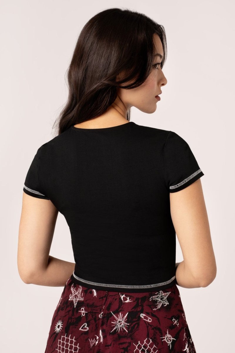 画像3: ✨期間限定予約✨Doomed Top / トップス【HELL BUNNY】 (3)