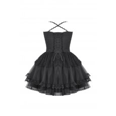 画像3: Gothic black swan tulle lace trim dress / ワンピース【DARK IN LOVE】 (3)