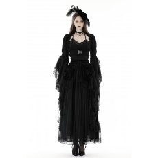 画像6: Gothic retro girdling waist bell-sleeves cape / ケープ【DARK IN LOVE】 (6)