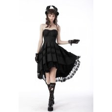画像5: Magic girl pleated rose high low dress / ワンピース【DARK IN LOVE】 (5)