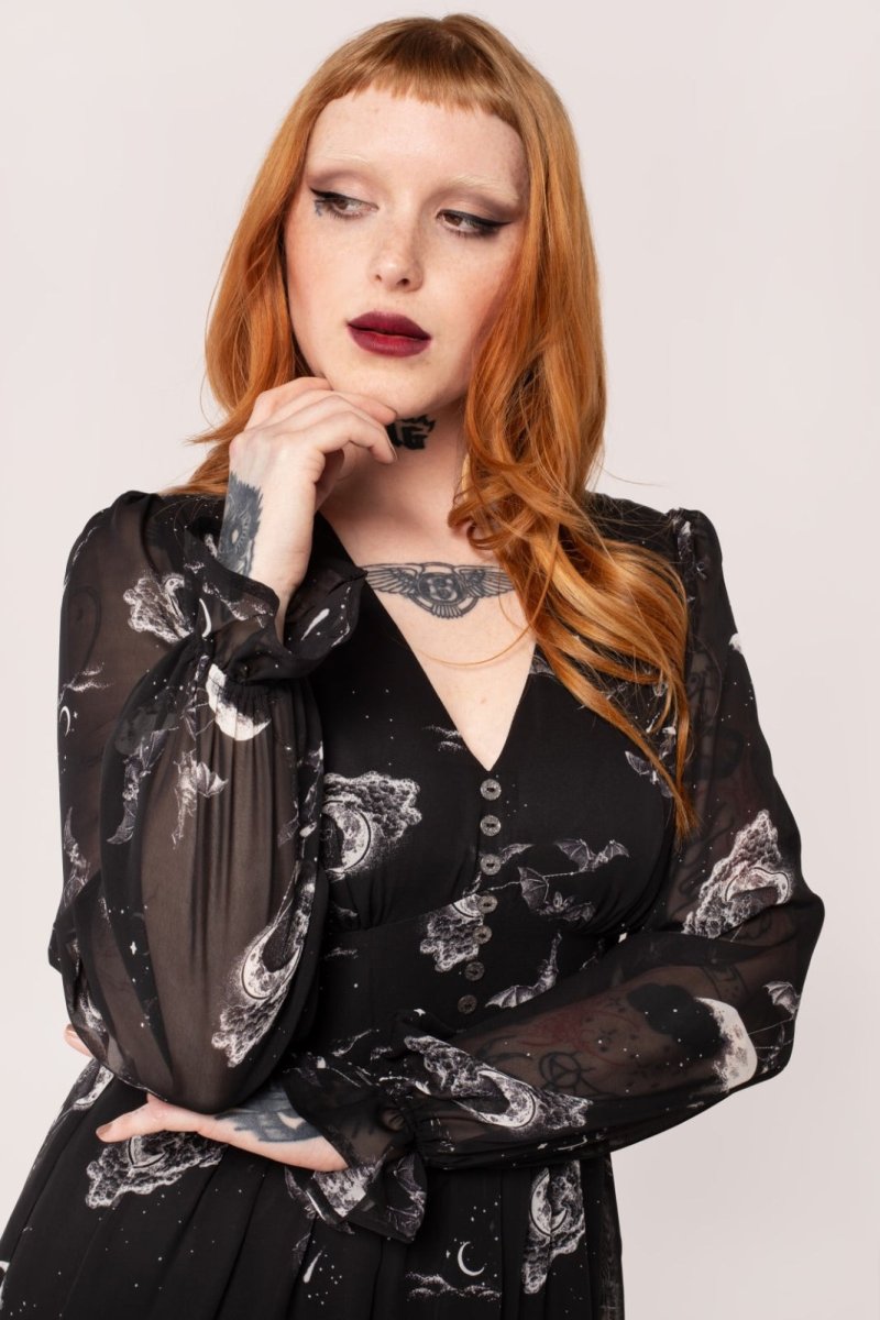 画像3: Over The Moon Dress / ワンピース【HELL BUNNY】 (3)